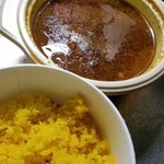 ホールスパイスカレー青藍 - お持帰りチキンカレー＋ターメリックライス