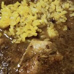 ホールスパイスカレー青藍 - お持帰りチキンカレー＋ターメリックライス