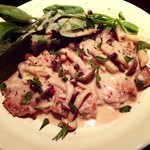 禅 - 諏訪美豚ロース肉のゴルゴンゾーラソース