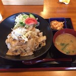 たなぽん食堂 - 生姜焼き丼５００円税込み