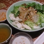 h annamburu-bunkafe - チャゾー入り汁なし麺