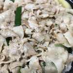 伝説のすた丼屋  - 塩すた丼（肉増し）（アップ）