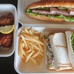 ラ ポルトルージュ - この日のランチ一式/2人分