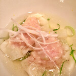 オオクサ - 天草大王を使ったスープワンタン　これも前回から登場していて気に入ってます