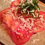 オオクサ - 完熟トマトにパルミジャーノ・レッジャーノたっぷり