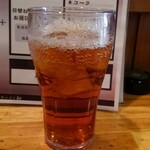 会津ラーメン 和 - アイスウーロン茶