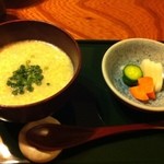 水たき玄海 - 雑炊・香の物