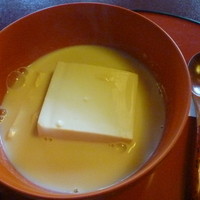 東京 芝 とうふ屋うかい - 名物　豆水とうふ