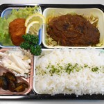 Yanagi - 青ネギッコハンバーグ弁当（ライス大盛り）