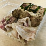 鳥茂 - 焼き物4種盛り