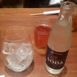 鳥茂 - 10年　梅酒ソーダ割