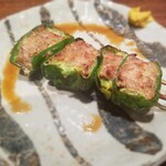 鳥茂 - こちらのお店発祥❗ピーマンの肉詰め