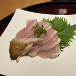 菜鶏 - 先鋒の地鶏の炙りくん❗️    バリ旨だがやぁ〜‼️