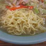 一力家 - タンメンの麺