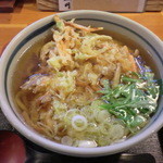 お多福 - かき揚げうどん　￥４００+消費税＝￥４２０