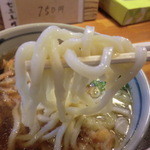 お多福 - 持ち上げて見ました、シコシコ、ツルツルの艶～