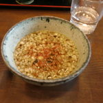 釜竹 - テンカス・七味を入れて