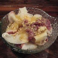 江戸心 山ぼうし - くじら肉の薄切り