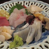 江戸心 山ぼうし - 造り（バイ貝、ミル貝、タイラギ、鯖、マグロ、タコ、ヒラメ）