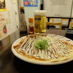 明石焼・焼そば専門店 はち - とん平焼きはボリュームがあります