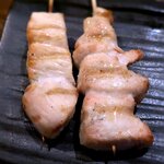 串かつ・炭火焼鳥・鶏ちゃんこ鍋 ＴＳＵＲＵＧＩ　 - ささみ￥180/2本　2020.3.19