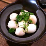 串かつ・炭火焼鳥・鶏ちゃんこ鍋 ＴＳＵＲＵＧＩ　 - うずら味玉￥280　2020.3.19