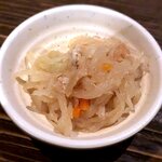 串かつ・炭火焼鳥・鶏ちゃんこ鍋 ＴＳＵＲＵＧＩ　 - お通し　2020.3.19