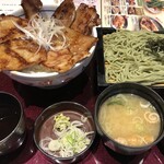 和食レストランとんでん - 北海道ぶた丼・そば 1859円税込