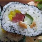 玄海鮨 - 四季巻 マグロ  イカ  キュウリ  沢庵  納豆  入り