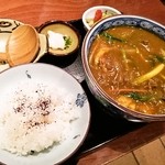うどん棒 - カレーうどん定食