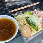 清湯醤油 ほし乃 - のどぐろつけそば(大)@1,000円+味玉@100円+チャーシュー@300円