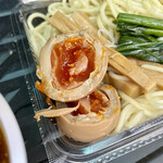 清湯醤油 ほし乃 - のどぐろつけそば(大)@1,000円+味玉@100円+チャーシュー@300円の味玉