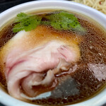 清湯醤油 ほし乃 - のどぐろつけそば(大)@1,000円+味玉@100円+チャーシュー@300円のチャーシュー