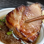 清湯醤油 ほし乃 - のどぐろつけそば(大)@1,000円+味玉@100円+チャーシュー@300円のチャーシュー