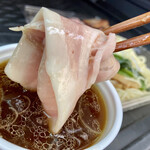 清湯醤油 ほし乃 - のどぐろつけそば(大)@1,000円+味玉@100円+チャーシュー@300円のチャーシュー