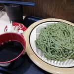 狭山そば - 狭山茶そば￥450＋大盛￥130