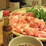 プチぼ - 二階座敷のメニュー　豚の豆乳しゃぶしゃぶ