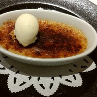 フランス料理 ル・クール - ほうじ茶のクレームブリュレ