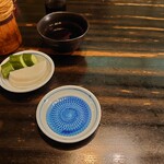 大衆料理　川治 - お漬物、他(20-04)