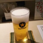 納豆料理の専門店※710 - 生ビール（小）