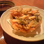 旬の隠れ家 あかり - 海老と野菜のかき揚げ