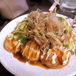明石焼・焼そば専門店 はち - たこ焼風明石（４８０円）
