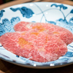 焼肉 うしみつ一門 - すき焼き  ミスジの大判