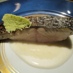 蒼 - 唐津　大山鮮魚店より神経締め鰆をわら焼きでUP