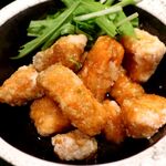 梅田韓国料理と二色鍋 かん菜 - 20200416国産サーモン南蛮漬け