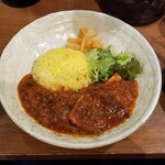 SPICY CURRY 魯珈 - 竹の子と竹輪の薬膳カレー