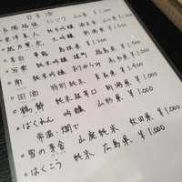 鮨 福原 - 日本酒メニュー2012年5月