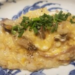 馳走 啐啄一十  - ⑲榊山牛の肩こぶのおじや
      玉子と出汁の組み合わせは滅多に出て来ない裏メニュー。(人´∀`)♪
      写真で見ただけでは分からない美味しさがあるんだよなぁ。(*´∀`)