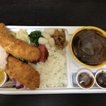 ブラウンオニオンカレーファクトリー - チキンカツカレー弁当1200円