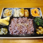 おそう菜 PINY - 黒米お豆腐ハンバーグ弁当